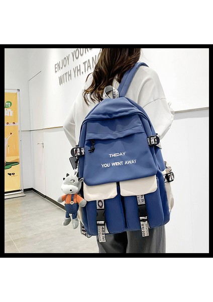 Erkekler ve Kadınlar Için 2023 Yeni Sırt Çantaları Ortaokul ve Lise Üniversite Öğrencileri Çiftler Için Büyük Kapasiteli Sırt Çantaları (Yurt Dışından) fiyatları