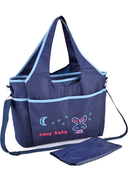 Su Geçirmez Klasik Anne Çantası Kore Tarzı Moda ve Dayanıklı Çok Fonksiyonlu Büyük Kapasiteli Doğum Çantası Anne Çantası (Yurt Dışından)