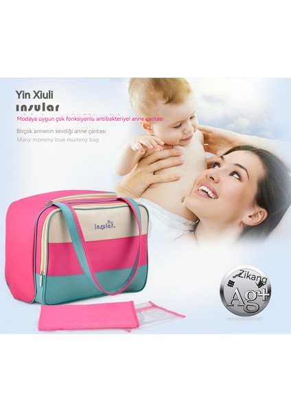 Tek Omuzlu, Büyük Kapasiteli, Çok Fonksiyonlu Anne Çantası Modaya Uygun, Büyük Kapasiteli Doğum Çantası Anne ve Bebek Çantası (Yurt Dışından)