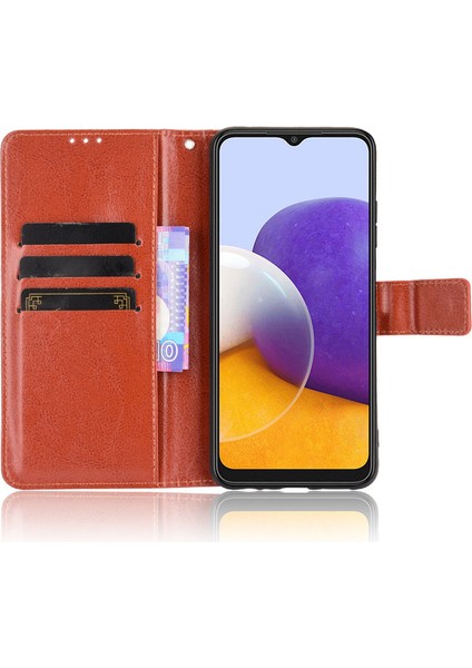 Samsung Galaxy Galaxy A22 5g Deri Cüzdan Telefon Kılıfı (Yurt Dışından) fiyatları