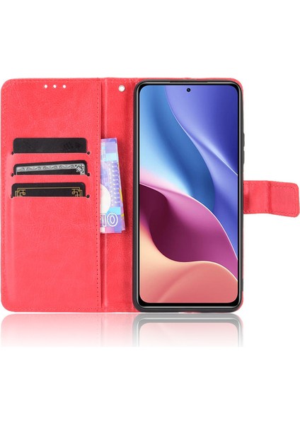 Xiaomi Redmi K40 / K40 Pro Deri Cüzdan Telefon Kılıfı (Yurt Dışından)