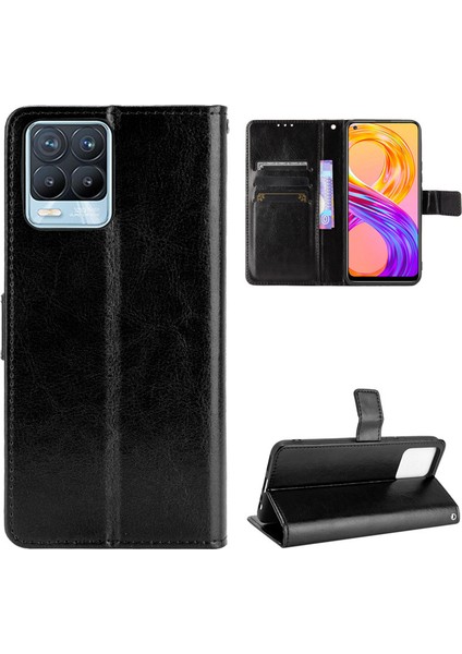 Oppo Realme 8 / Realme 8 Pro Deri Cüzdan Telefon Kılıfı (Yurt Dışından) fiyatları