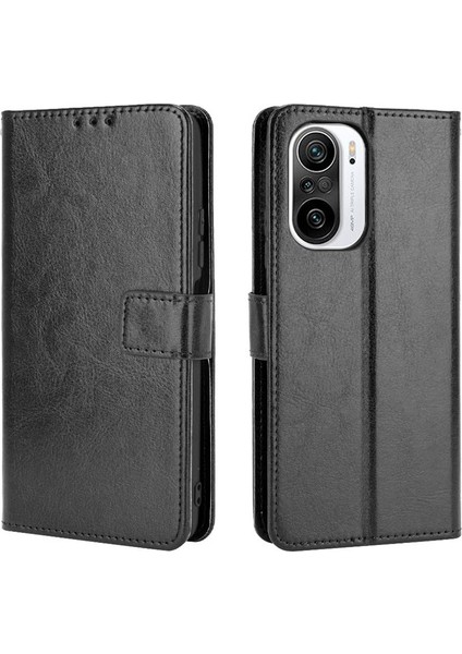 Xiaomi Redmi K40 / K40 Pro Deri Cüzdan Telefon Kılıfı (Yurt Dışından)