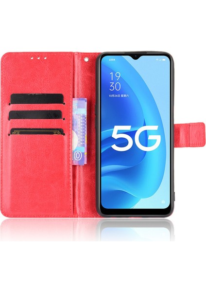 Oppo A55 5G/A53S 5g Deri Cüzdan Telefon Kılıfı (Yurt Dışından)