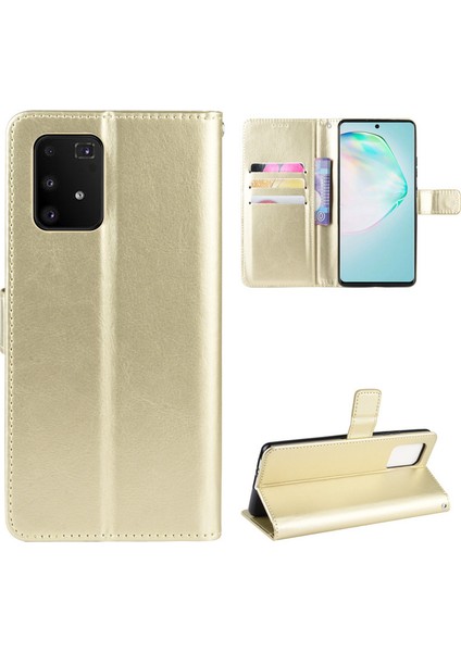 Samsung Galaxy S10 Lite Deri Cüzdan Telefon Kılıfı (Yurt Dışından)