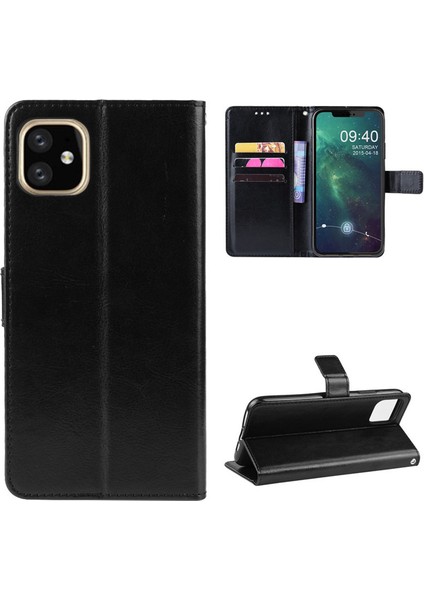 iPhone 11 Pro Deri Cüzdan Telefon Kılıfı (Yurt Dışından)