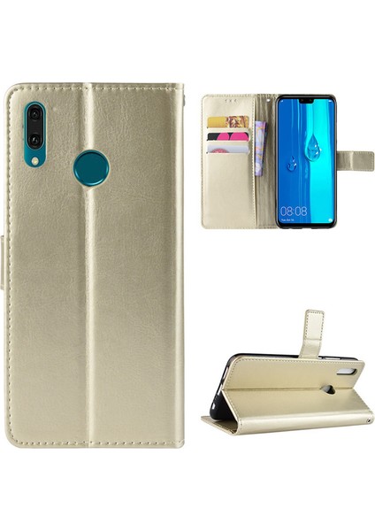 Huawei Y9 2019 Deri Cüzdan Telefon Kılıfı (Yurt Dışından)