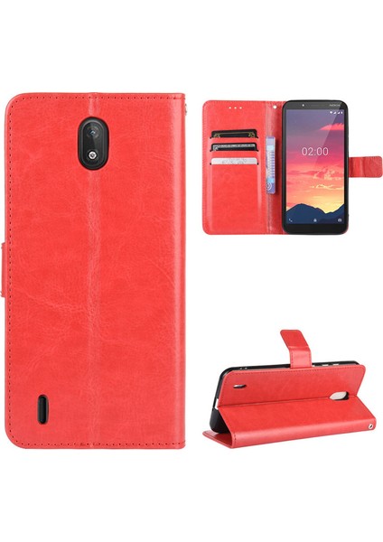 Nokia C2 Deri Cüzdan Telefon Kılıfı (Yurt Dışından) fiyatları