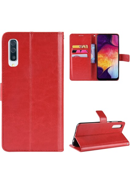 Samsung Galaxy A30S Deri Cüzdan Telefon Kılıfı (Yurt Dışından)