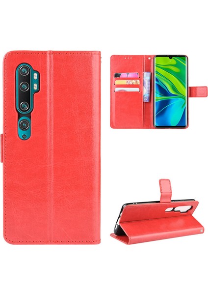 Xiaomi Mi Note 10 / Note 10 Pro Deri Cüzdan Telefon Kılıfı (Yurt Dışından)