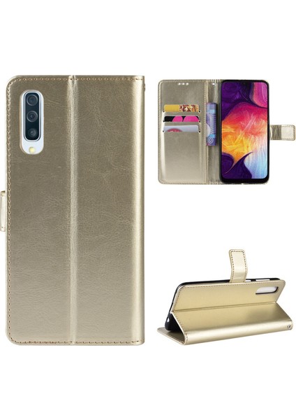 Samsung Galaxy A30S Deri Cüzdan Telefon Kılıfı (Yurt Dışından)