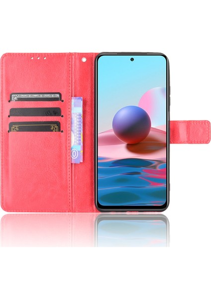 Xiaomi Redmi Note 10S Deri Cüzdan Telefon Kılıfı (Yurt Dışından)