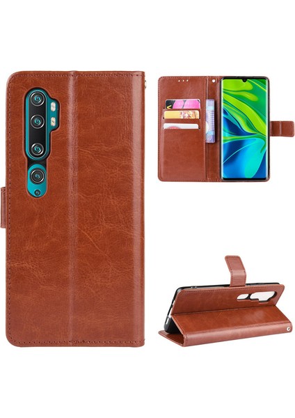 Xiaomi Mi Note 10 / Note 10 Pro Deri Cüzdan Telefon Kılıfı (Yurt Dışından)
