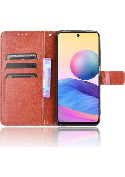 Xiaomi Redmi Note 10 5g Deri Cüzdan Telefon Kılıfı (Yurt Dışından)