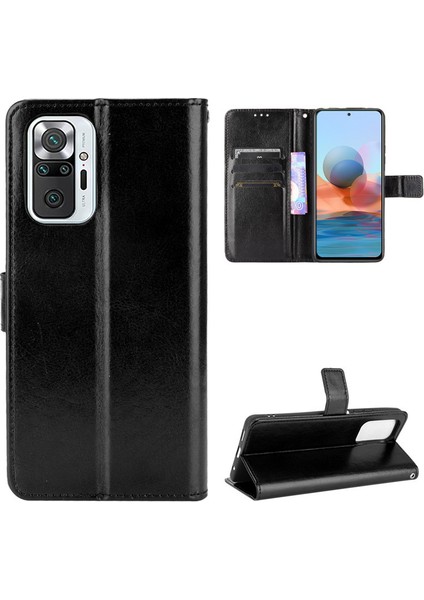 Xiaomi Redmi Note 10 Pro Deri Cüzdan Telefon Kılıfı (Yurt Dışından)
