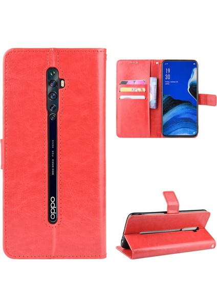 Oppo Reno 2f / Oppo Reno 2z Deri Cüzdan Telefon Kılıfı (Yurt Dışından) fiyatları
