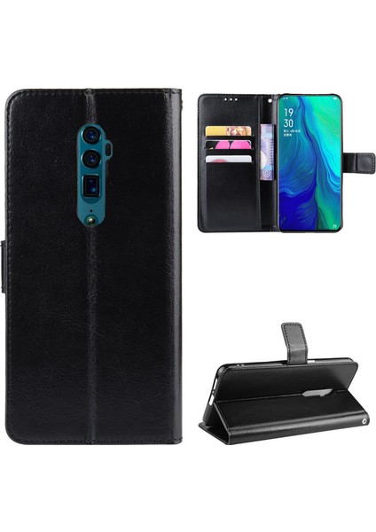 Oppo Reno 10X Zoom Deri Cüzdan Telefon Kılıfı (Yurt Dışından)