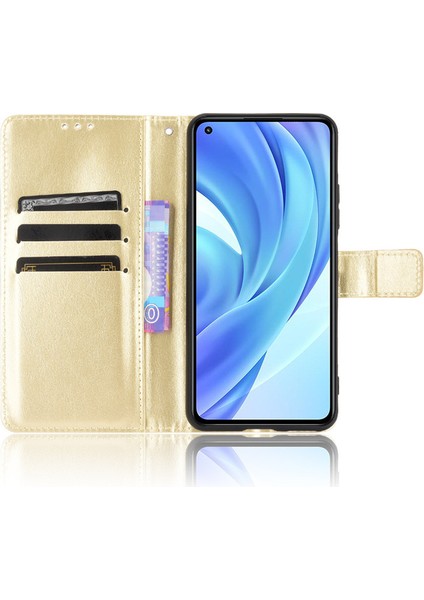 Xiaomi Mi 11 Lite Deri Cüzdan Telefon Kılıfı (Yurt Dışından)