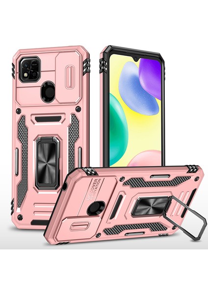 Xiaomi Redmi 9c Kamera Kapaklı Darbeye Dayanıklı Telefon Kılıfı (Yurt Dışından)