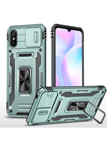 Xiaomi Redmi 9A Kamera Kapaklı Darbeye Dayanıklı Telefon Kılıfı (Yurt Dışından)