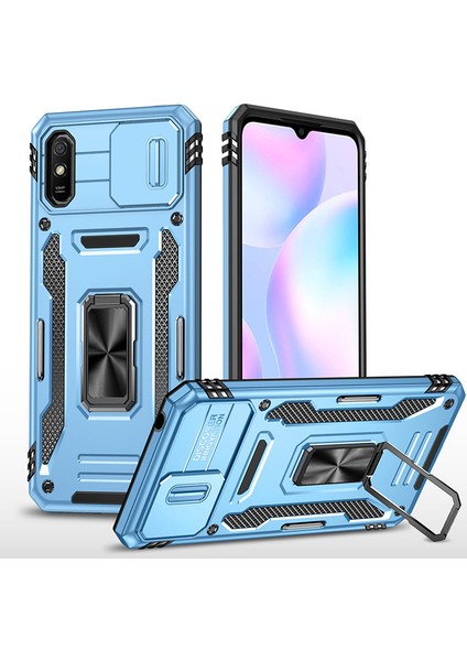 Xiaomi Redmi 9A Kamera Kapaklı Darbeye Dayanıklı Telefon Kılıfı (Yurt Dışından)
