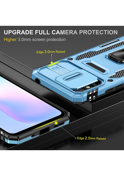 Xiaomi Redmi 9A Kamera Kapaklı Darbeye Dayanıklı Telefon Kılıfı (Yurt Dışından) modelleri