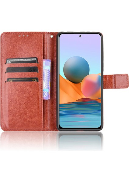 Xiaomi Redmi Note 10 Pro Deri Cüzdan Telefon Kılıfı (Yurt Dışından)