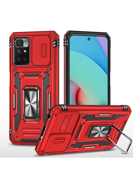 Xiaomi Redmi 10 Kamera Kapaklı Darbeye Dayanıklı Telefon Kılıfı (Yurt Dışından)
