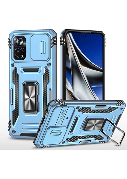 Xiaomi Poco X4 Pro 5g Kamera Kapaklı Darbeye Dayanıklı Telefon Kılıfı (Yurt Dışından)