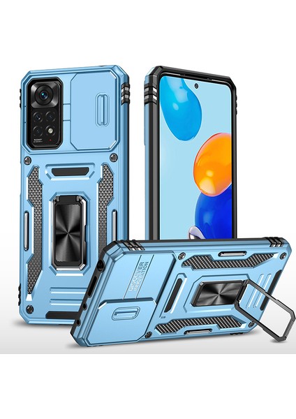 Xiaomi Redmi Note 11 Pro Kamera Kapaklı Darbeye Dayanıklı Telefon Kılıfı (Yurt Dışından)