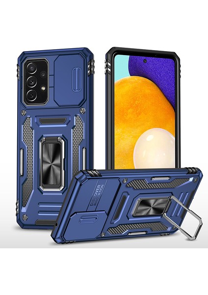 Samsung Galaxy A33 Kamera Kapaklı Darbeye Dayanıklı Telefon Kılıfı (Yurt Dışından)