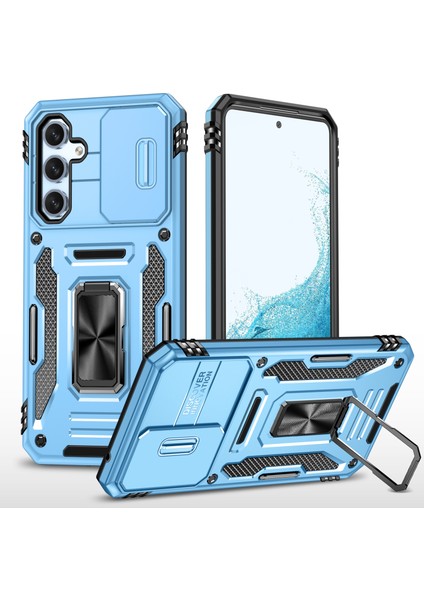 Samsung Galaxy A24 Kamera Kapaklı Darbeye Dayanıklı Telefon Kılıfı (Yurt Dışından)