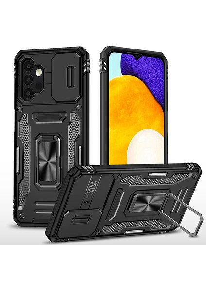 Samsung Galaxy A13 4g Kamera Kapaklı Darbeye Dayanıklı Telefon Kılıfı (Yurt Dışından)