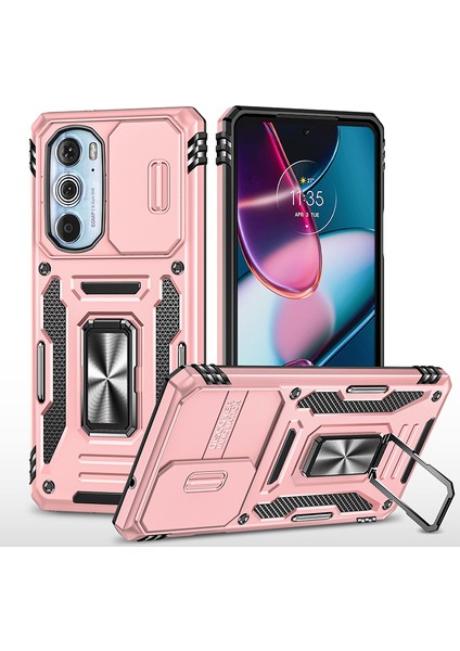 Motorola Edge 30 Pro Kamera Kapaklı Darbeye Dayanıklı Telefon Kılıfı (Yurt Dışından)