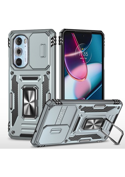 Motorola Edge 30 Pro Kamera Kapaklı Darbeye Dayanıklı Telefon Kılıfı (Yurt Dışından)