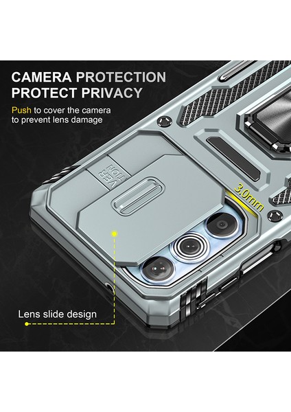 Motorola Edge 30 Pro Kamera Kapaklı Darbeye Dayanıklı Telefon Kılıfı (Yurt Dışından) fiyatları