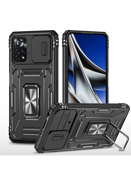 Xiaomi Poco X4 Pro 5g Kamera Kapaklı Darbeye Dayanıklı Telefon Kılıfı (Yurt Dışından)