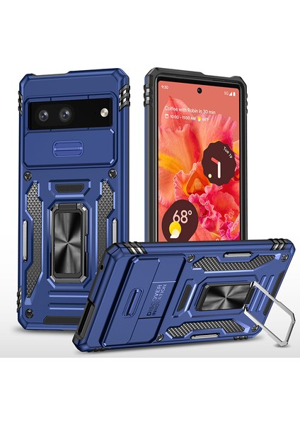 Google Pixel 7A Kamera Kapaklı Darbeye Dayanıklı Telefon Kılıfı (Yurt Dışından)