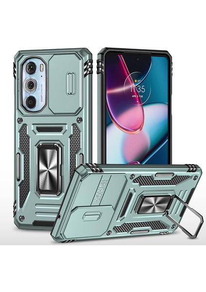Motorola Edge 30 Pro Kamera Kapaklı Darbeye Dayanıklı Telefon Kılıfı (Yurt Dışından)