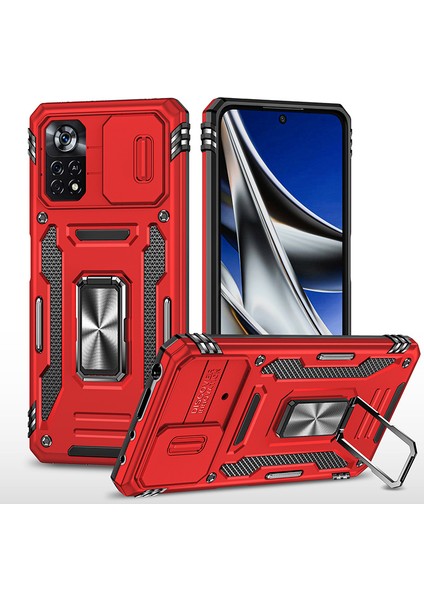 Xiaomi Poco X4 Pro 5g Kamera Kapaklı Darbeye Dayanıklı Telefon Kılıfı (Yurt Dışından)
