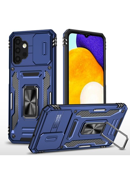 Samsung Galaxy A13 4g Kamera Kapaklı Darbeye Dayanıklı Telefon Kılıfı (Yurt Dışından)