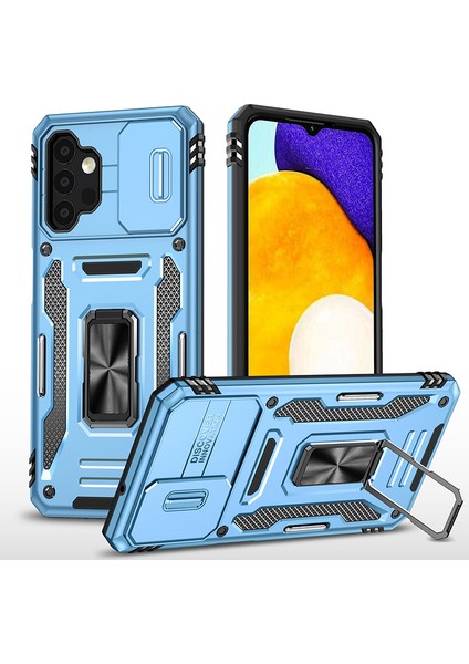 Samsung Galaxy A13 4g Kamera Kapaklı Darbeye Dayanıklı Telefon Kılıfı (Yurt Dışından)
