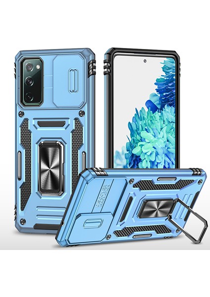 Samsung Galaxy S20 Fe Kamera Kapaklı Darbeye Dayanıklı Telefon Kılıfı (Yurt Dışından)