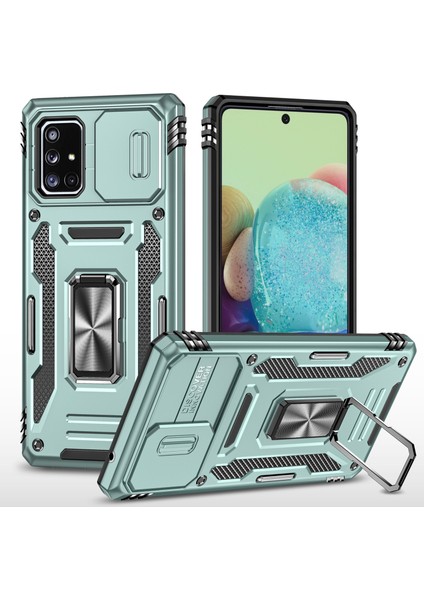Samsung Galaxy A71 5g Kamera Kapaklı Darbeye Dayanıklı Telefon Kılıfı (Yurt Dışından)