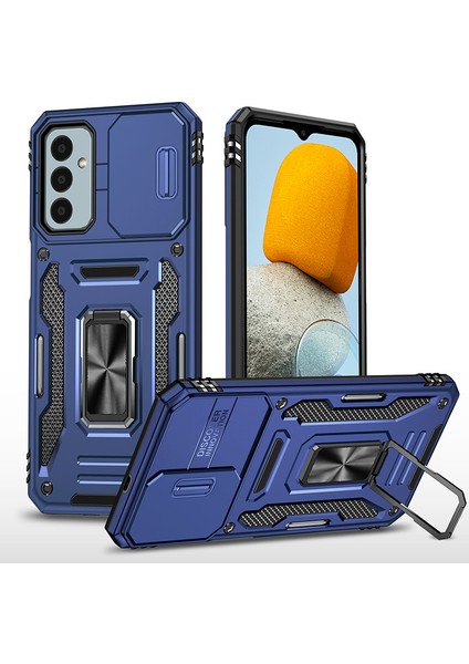 Samsung Galaxy M23 Kamera Kapaklı Darbeye Dayanıklı Telefon Kılıfı (Yurt Dışından)
