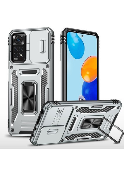 Xiaomi Redmi Note 11/note 11S Kamera Kapaklı Darbeye Dayanıklı Telefon Kılıfı (Yurt Dışından)