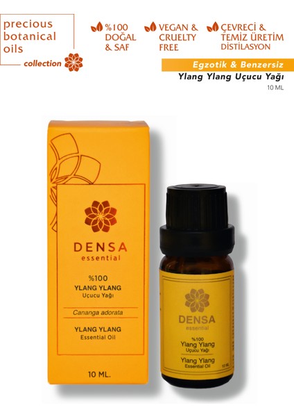 Saf Ylang Ylang Uçucu Yağı 10 ml