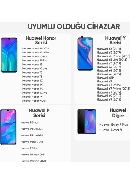 Huawei Şarj Aleti Mate 9 Lite / P9 lite Mini / P8 Lite/ P smart 2019-2020 / Enjoy 7 Plus Micro USB