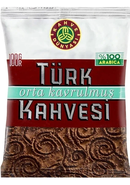 Kahve Dünyası Orta Kavrulmuş Türk Kahvesi 100 gr