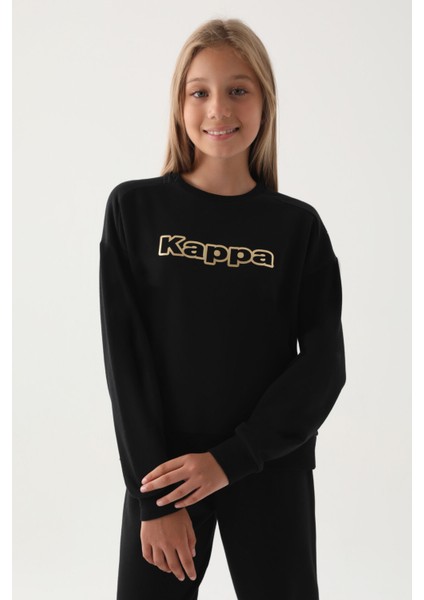Kız Çocuk Siyah Sweatshirt